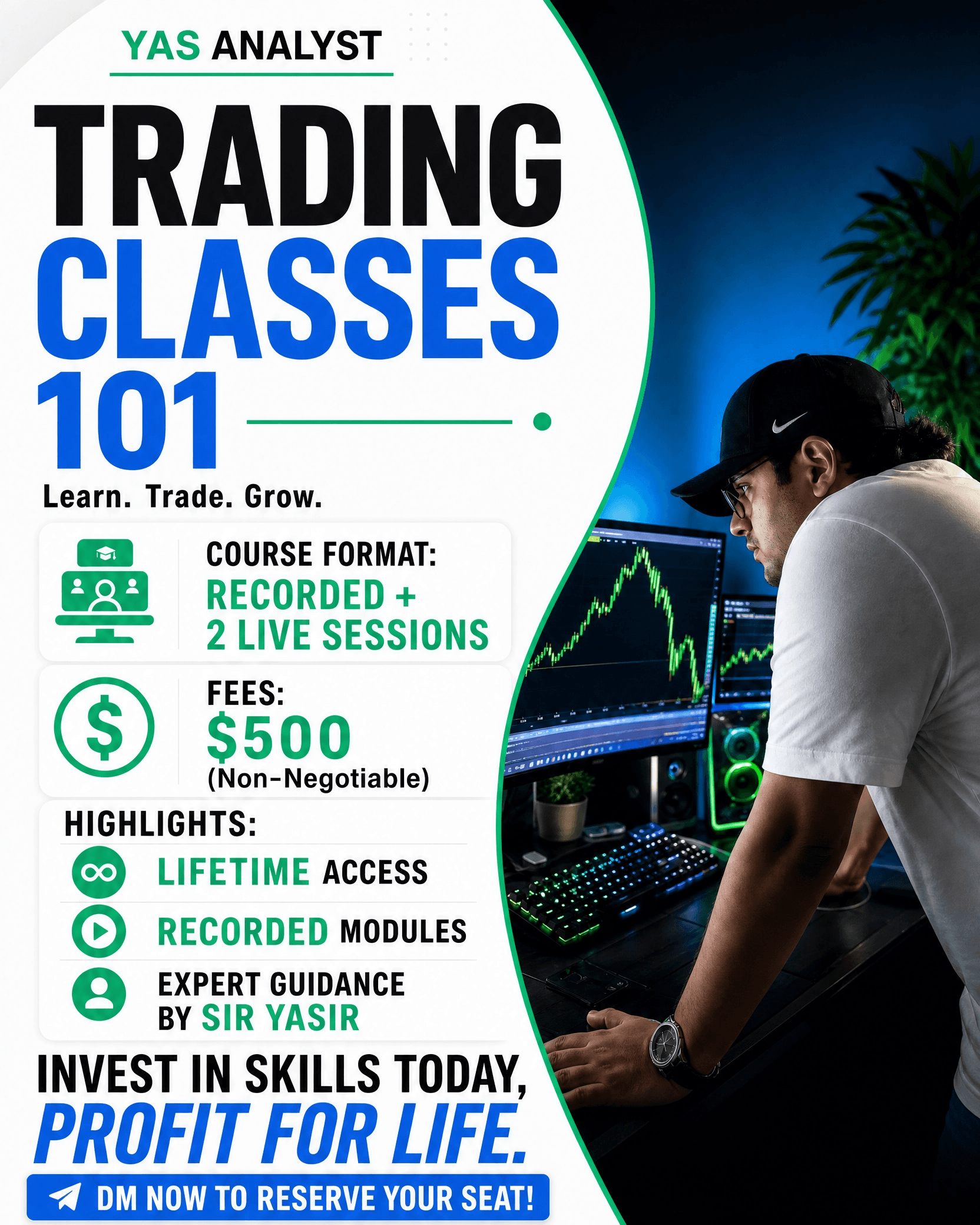 Trading Classes 101 — Recorded lectures by Sir Yasir
